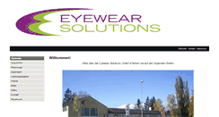 Desktop Screenshot of eyewear-solutions.at